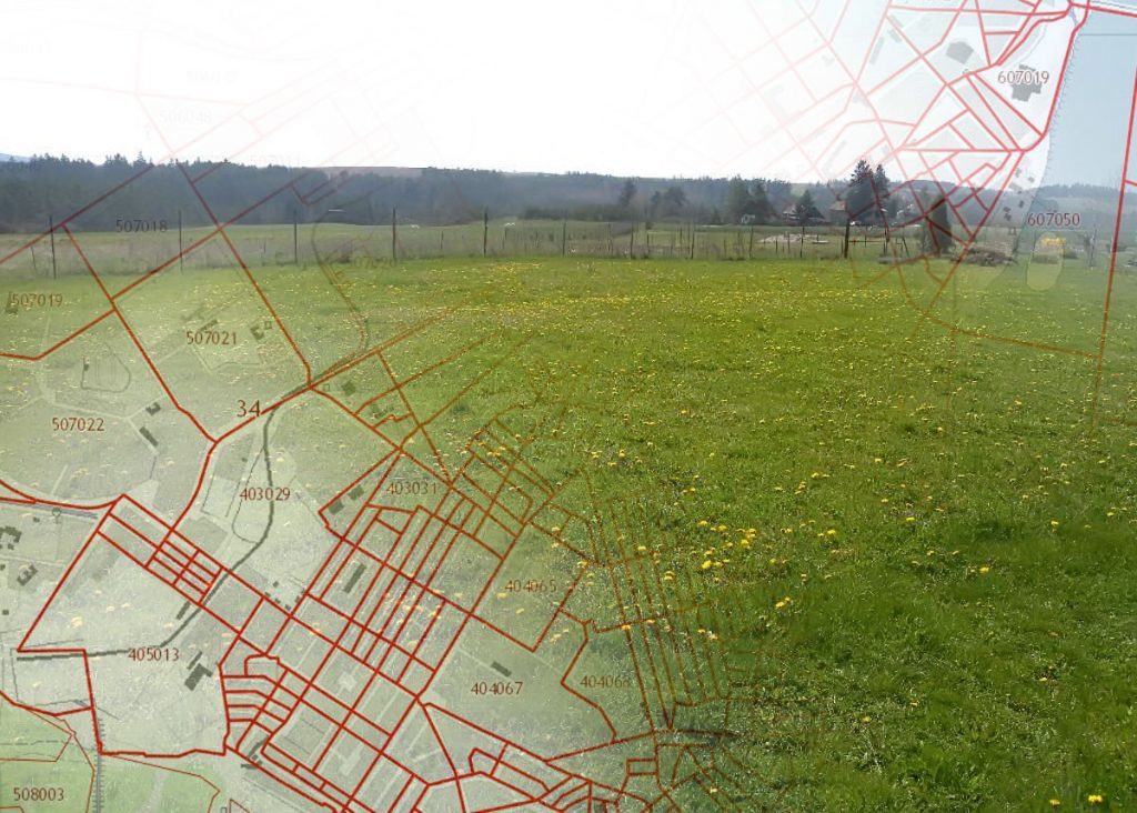 Схема на кадастровом плане территории